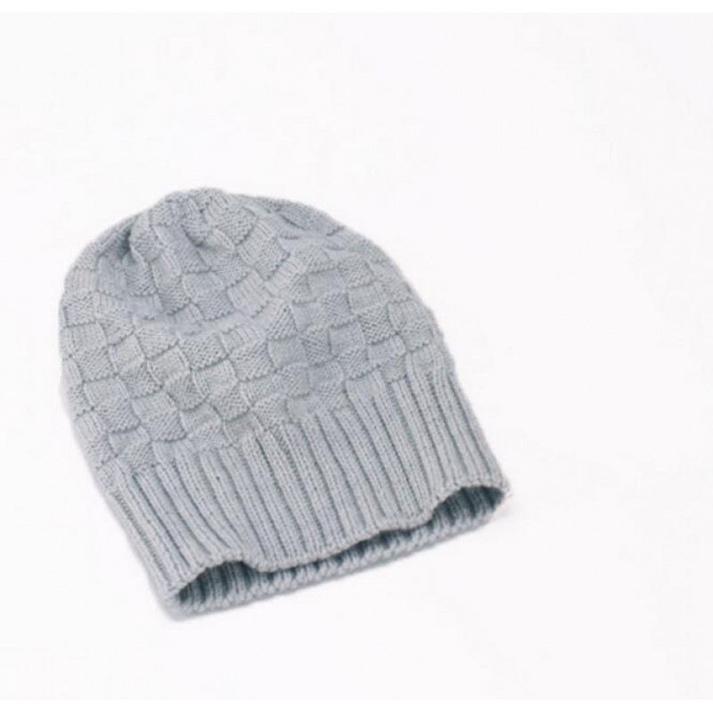 Pure Cashmere Hat Gray Lined Winter Cashmere Hat 